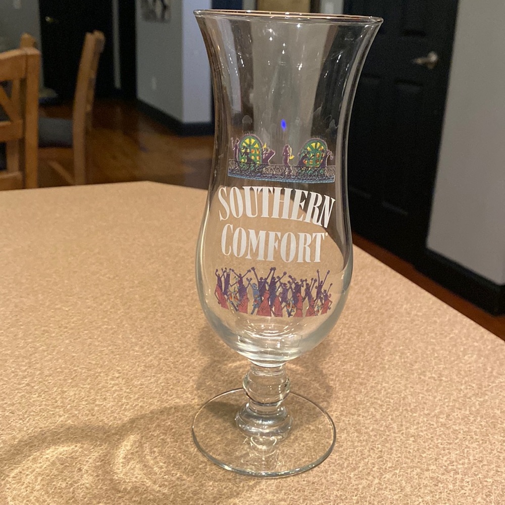 Southern Comfort Mardi Gras Party Glass